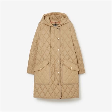 burberry steppmantel baughton|Quilted Thermoregulated Coat in Archive beige .